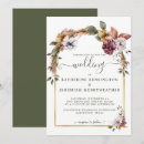Search for floral arch wedding invitations Rustic
