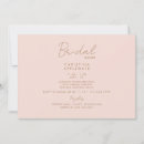 Search for delicate bridal shower invitations Simple