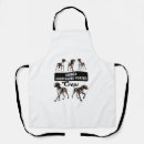 Search for wolf lovers aprons Pug