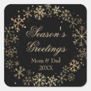Search for gold foil snowflakes stickers Winter