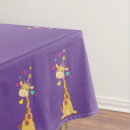 Search for giraffe tablecloths Cute