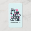 Search for nursing business cards Scrubs