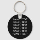 Search for phrase key rings Black
