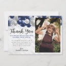 Search for blue and silver thank you cards For her