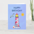 Search for lighthouse birthday cards Watercolor