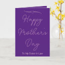 Search for sister mothers day cards Purple