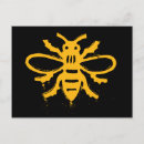 Search for bee design postcards Yellow
