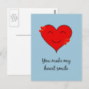 Search for happy faces postcards For him