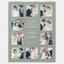 Search for memories photo blankets Newlyweds