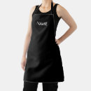 Search for plain black aprons Modern