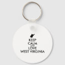 Search for west virginia map key rings America