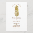 Search for gold pineapple wedding invitations Modern