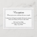 Search for silver trim invitations White