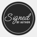 Search for signed stickers Signed by author