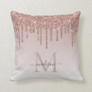 Search for teal and pink cushions Monogrammed