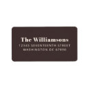Search for brown return address labels Bold
