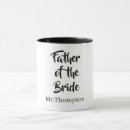 Search for father of the bride for mugs Elegant