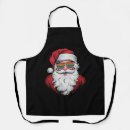 Search for sunglass aprons Santa