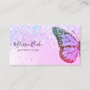 Search for butterfly design business cards Purple