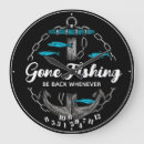 Search for funny fishing clocks For him
