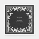 Search for black and white cow napkins Western