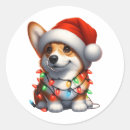 Search for corgi christmas stickers Xmas