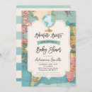 Search for map baby shower invitations Adventure
