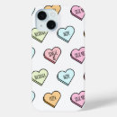 Search for valentine candy hearts iphone cases For her