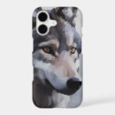Search for wild wolf iphone cases Moon