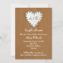 Search for couples shower wedding invitations Wood