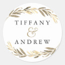 Search for engaged couple names stickers Elegant