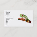 Search for frog business cards Animals
