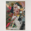 Search for womans face puzzles Vintage