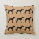 Search for greyhound cushions Silhouette