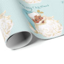 Search for vintage santa claus wrapping paper Blue