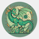Search for year of the dragon stickers Green