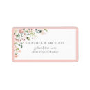Search for white flowers return address labels botanical