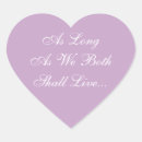 Search for lilac heart stickers Bride