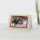 Search for horse and sleigh christmas cards Red