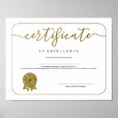 Search for certificates of excellence Certificate of completion