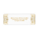 Search for gold lace return address labels Elegant
