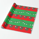 Search for sloth christmas wrapping paper Red