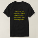 Search for conspiracy theory tshirts Sarcasm