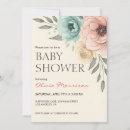 Search for peonies baby shower invitations Sophisticated