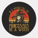 Search for vintage witch stickers Halloween