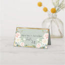 Search for elegant place cards Sage green