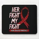 Search for love hope mousepads Brain aneurysm hope