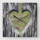 Search for carved wood clocks Rustic