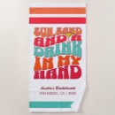 Search for bachelorette party beach towels Bridesmaid