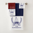 Search for sailboats bath towels Navy blue